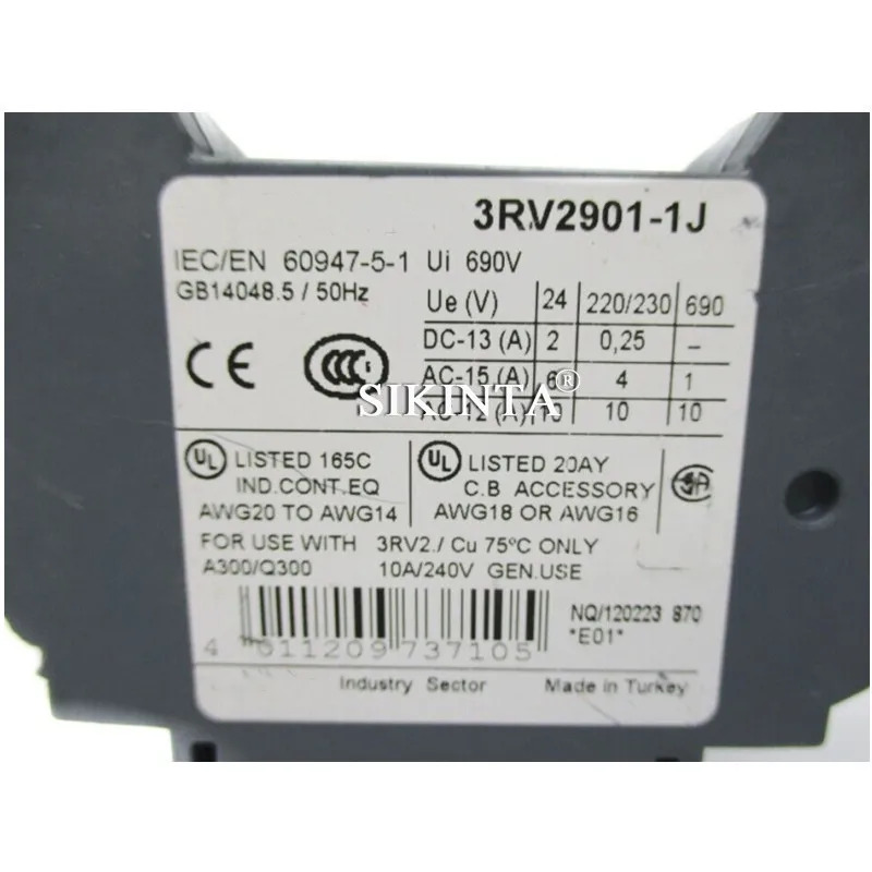 3RV2901-1J 3RV2901-1E 3RV2901-2E 3RV2925-5AB 완전히 리퍼
