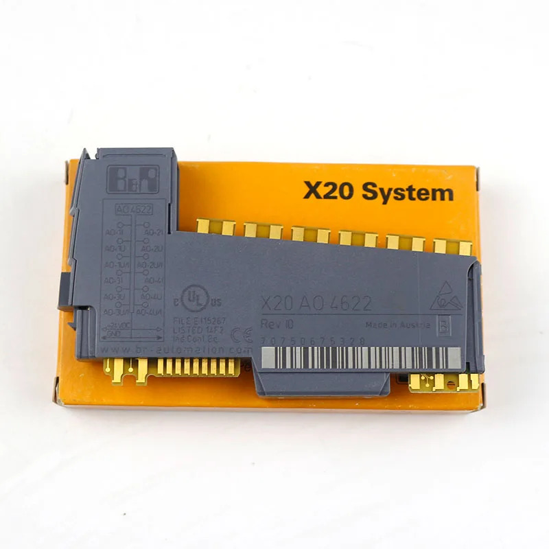 X20AO4622 독일 BR PLC 모듈 제어 시스템 24 VDC 원본 X20TB12 X20BM11