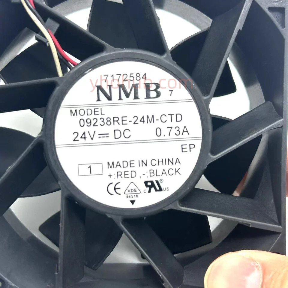 NMB-MAT 09238RE-24M-CTD 1 DC 24V 0.73A mm 3 선 서버 냉각팬