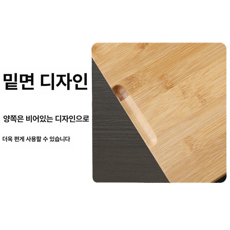 미니 돌판 가정용 업소용 원형 불판 고기 스테이크 사각구이판 캠핑용 구이팬 구이용 - 상세 이미지 5