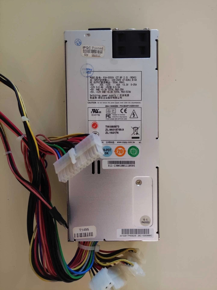 P1H-5550V 리퍼 산업컴퓨터 방화벽 서버 전원공급장치 Emacs zippy