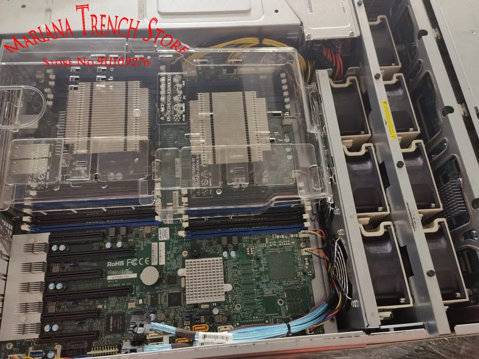 Supermicro 마더보드X10DRi-T4 LGA2011 E5-2600 v4 v3 군 DDR4 쿼드 LAN 포함X540 10GBase-T