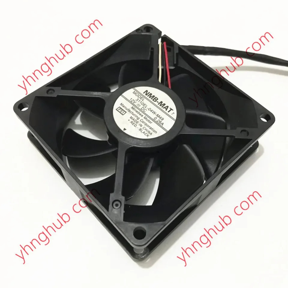 NMB-MAT 3 선 서버 냉각팬 3110EL-04W-M49 F51 DC 12 V0.26A mm