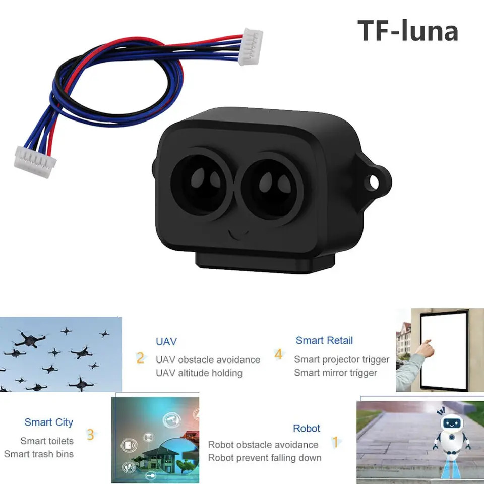 Benewake TF-Luna LiDAR 센서 레인지 파인더 모듈 싱글 포인트 마이크로