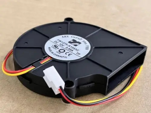 ARX FW1275-A1053C 원심 터보 냉각팬 DC12V 0.55A 3 선