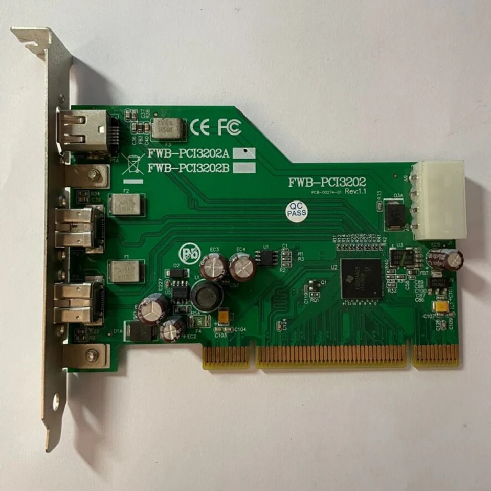 FWB-PCI3202A Rev1.1 IOI 산업카메라카드 1394A/B카드 PCI3202A