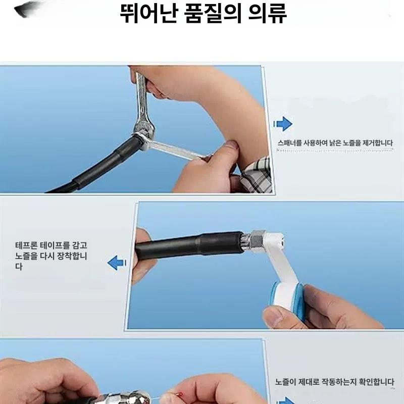 피팅 세척기용 닐피스크 노즐 어댑터 교체 고압세척기호스연결커넥터 압력 니플 - 상세 이미지 2