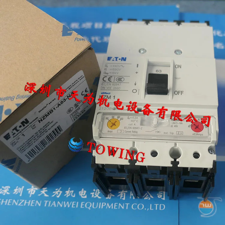 Eaton Muller ETN NZMB1-A63-NA NZMB1-A32-NA 몰드 케이스 회로차단기