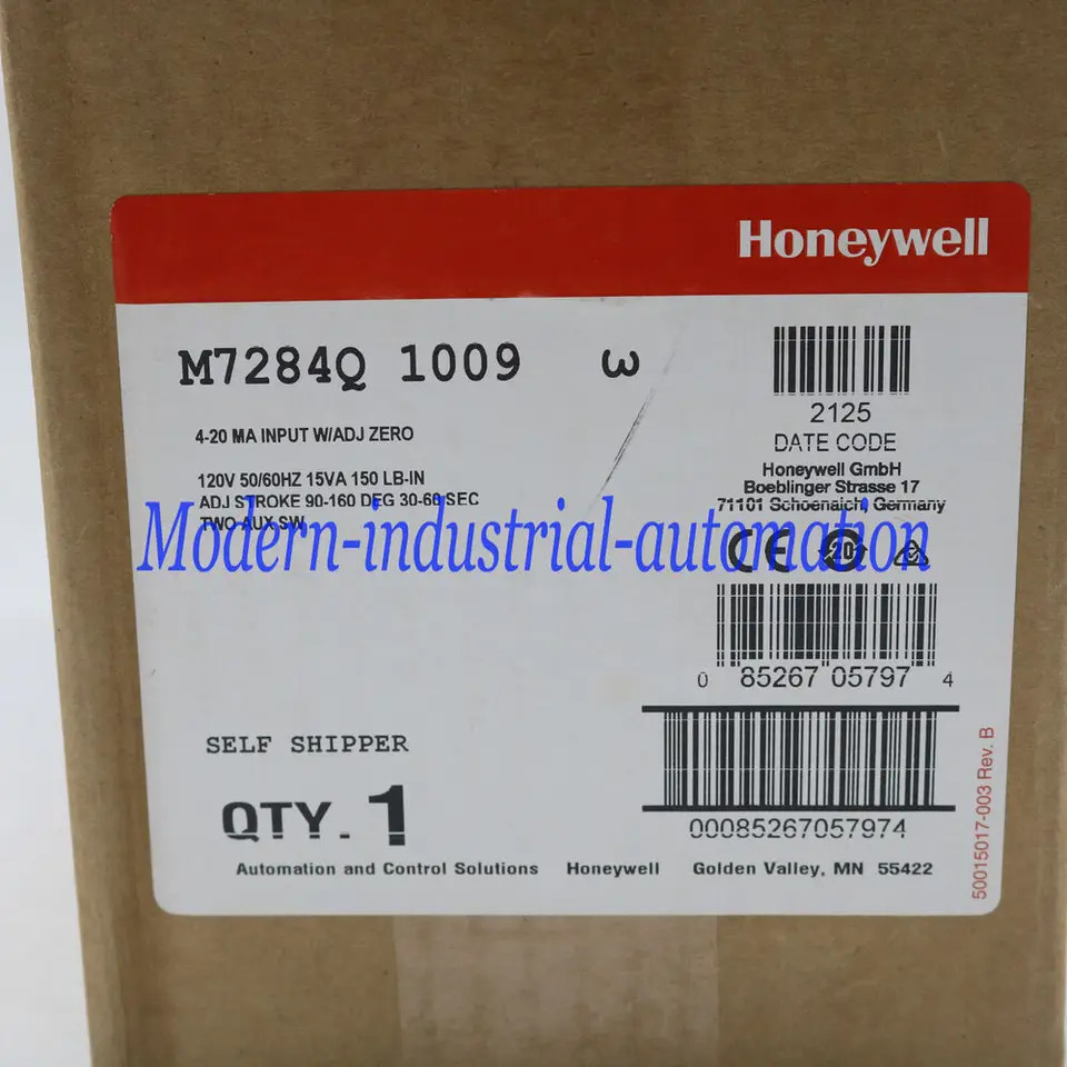 Honeywell 서보 전기 액추에이터 XR 85267057974 M7284Q1009신