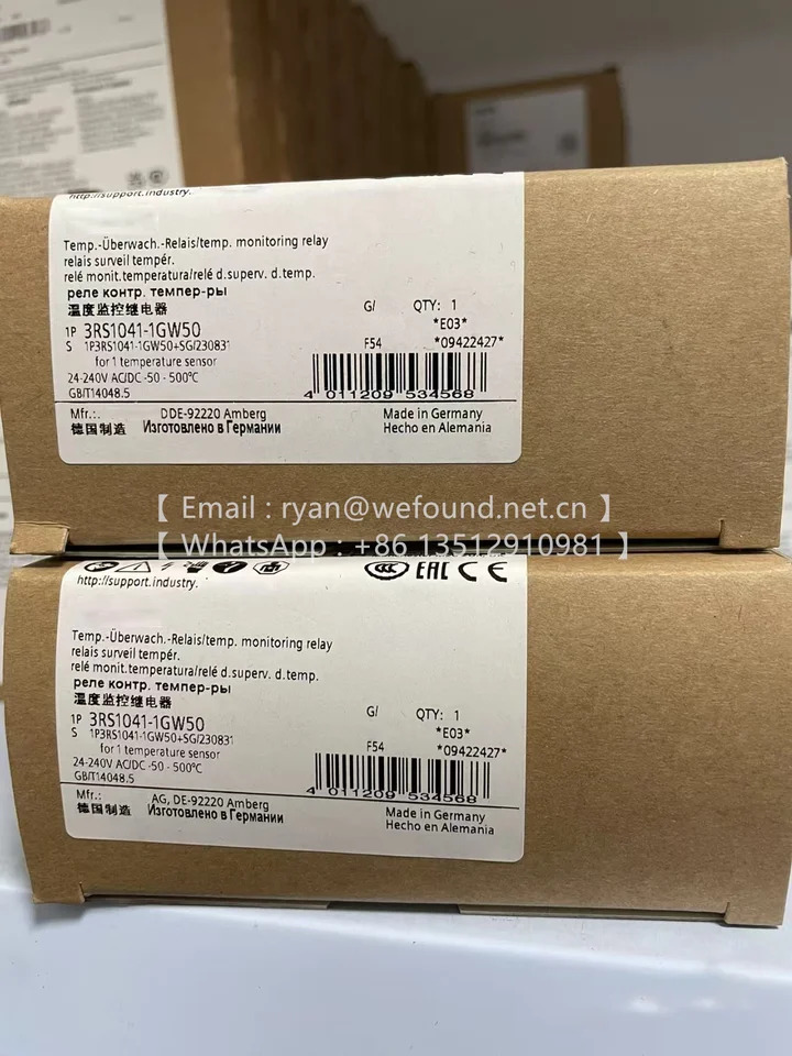 3RM1002-1AA04 3RS1041-1GW50 3RK1301-1AB00-0AA2 6ES7288-1ST20-0AA1 6ES7288-1SR20-0AA1 6ES7288-3AE08-