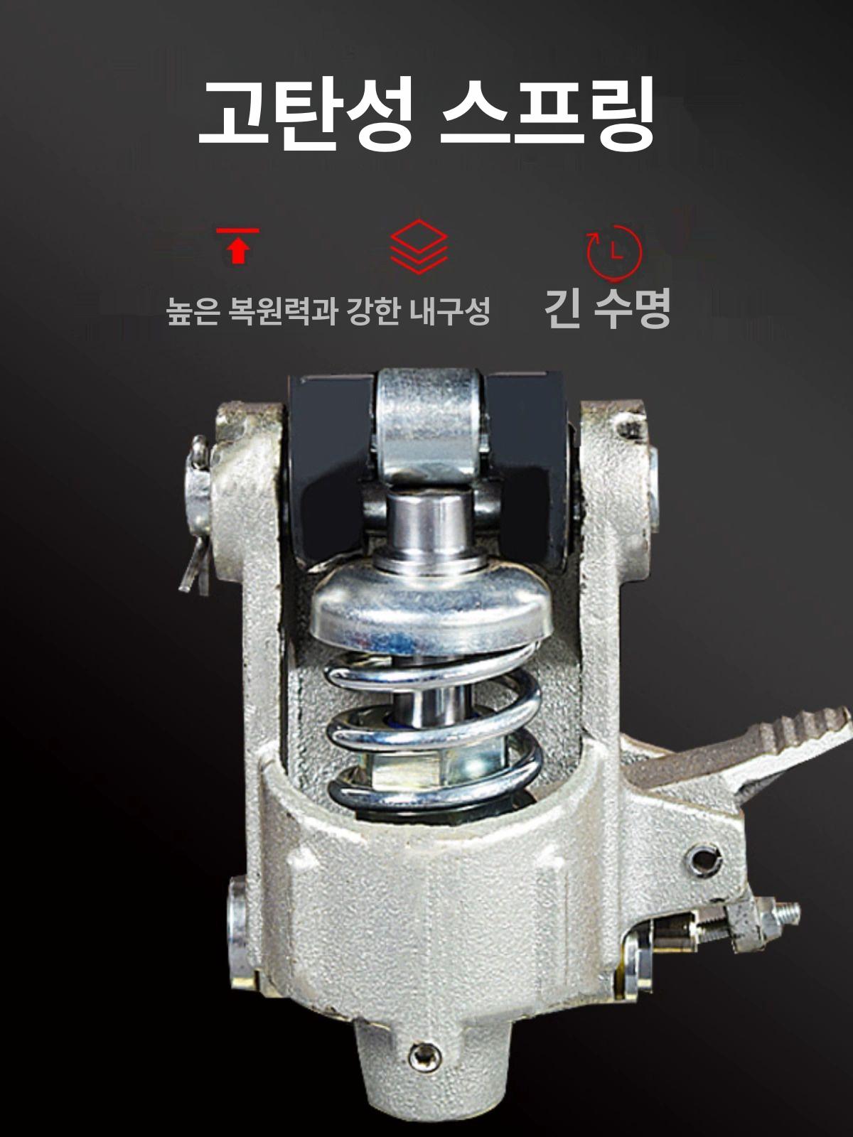 수동 지게차 유압 파레트 파렛트 운반기 상하차 핸드자키 물류 적재 포크형 - 상세 이미지 5