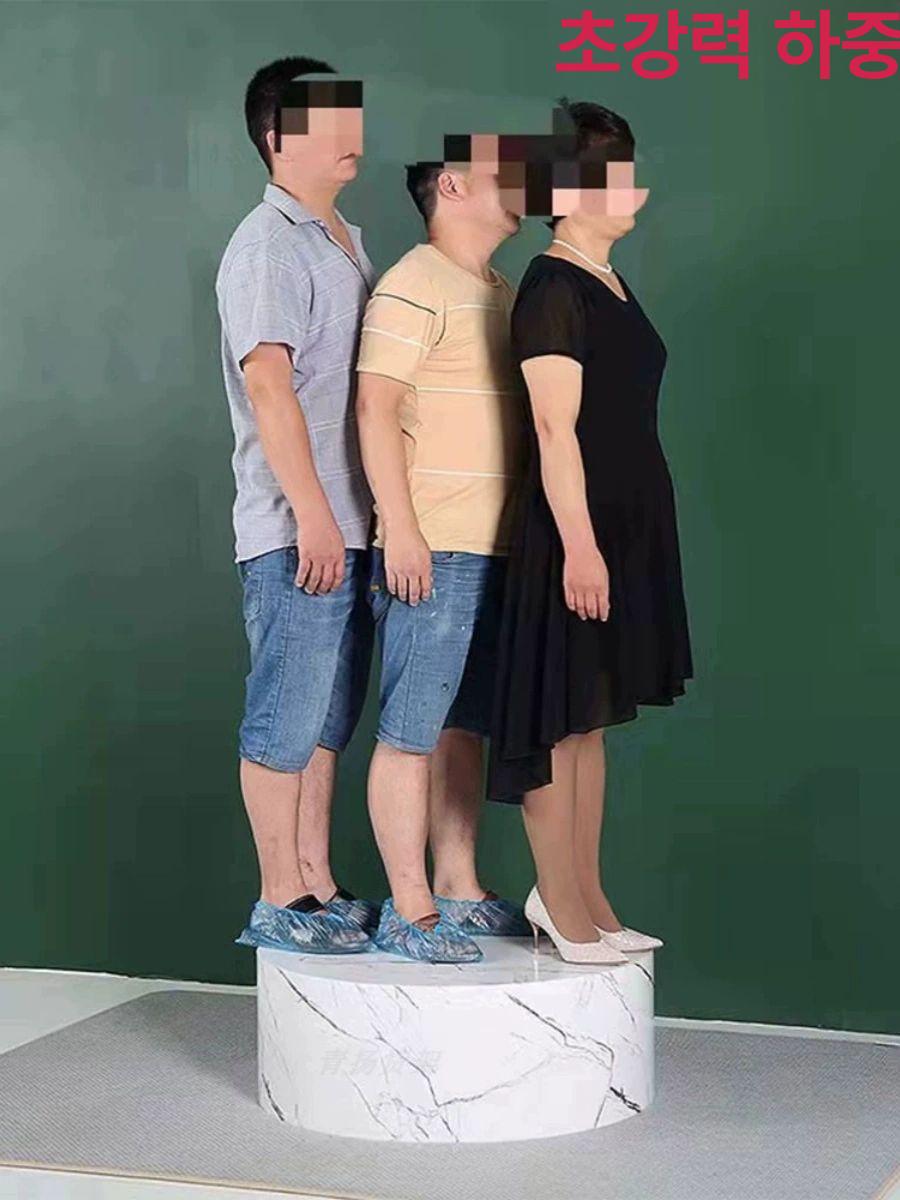 원형 발판 전시대 모조대리석 피팅 다이 직경 웨딩샵 단상 플랫폼 - 상세 이미지 2