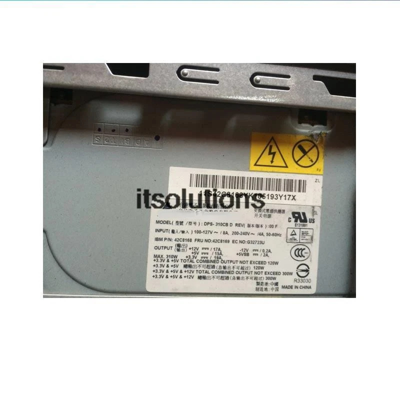 IBM 서버 전원공급장치 X3100 42C8169 DPS-310CB D 42C8168