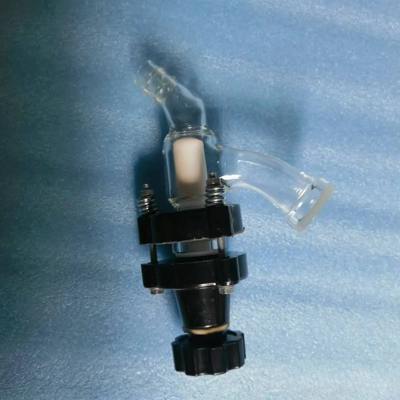 전체 PTFE 배출 하단 밸브 DN25 유리 반응 주전액세서리 80 플랜지