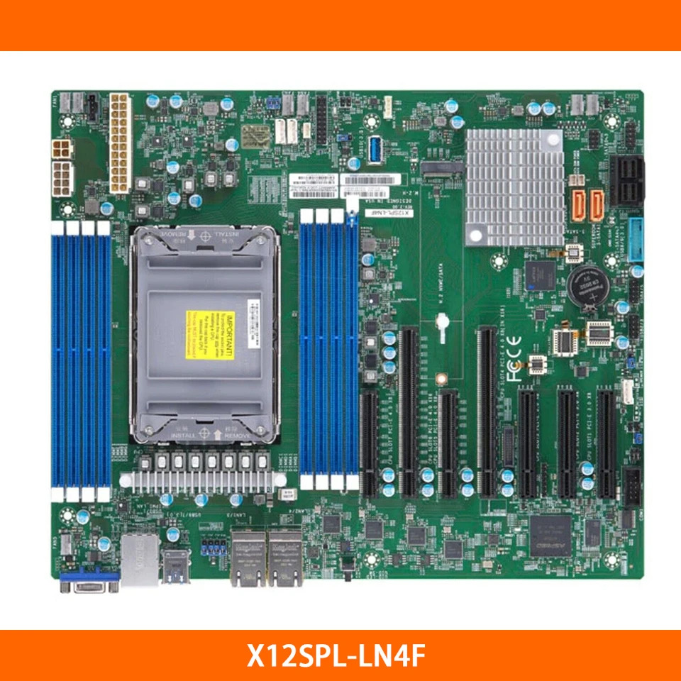 LGA-4189 슈퍼마이크로 서버 마더보드 X12SPL-LN4F C621A 10XSATA 3 DDR4-3200MHz