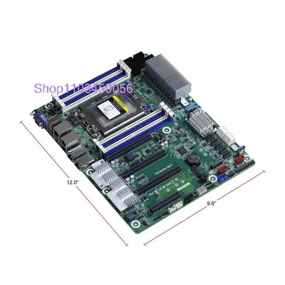 ASRock호환 데스크탑 마더보드 TRX40D8-2N2T TRX40 지지대 3970 3990X 800W