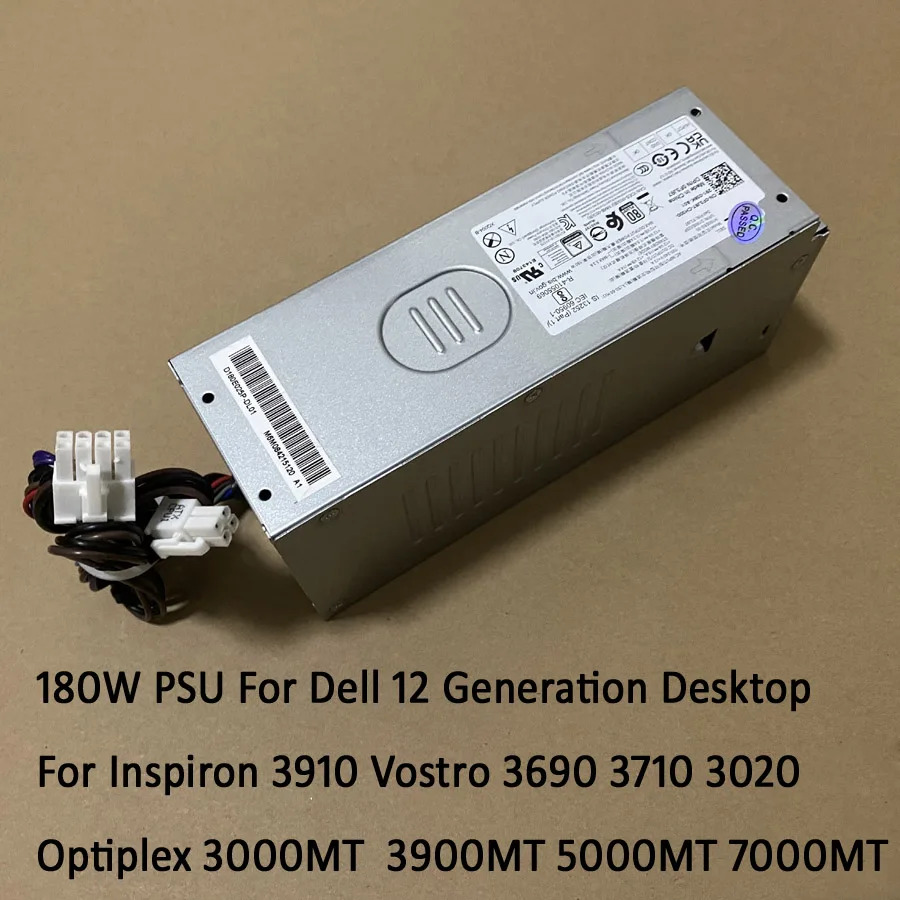 Dell 12 세대 Optiplex 3000 5000 7000 XPS 8950 180W 전원공급장치 F3J97 1756V NC77H 7KFH8 T685J 새 원본 PSU