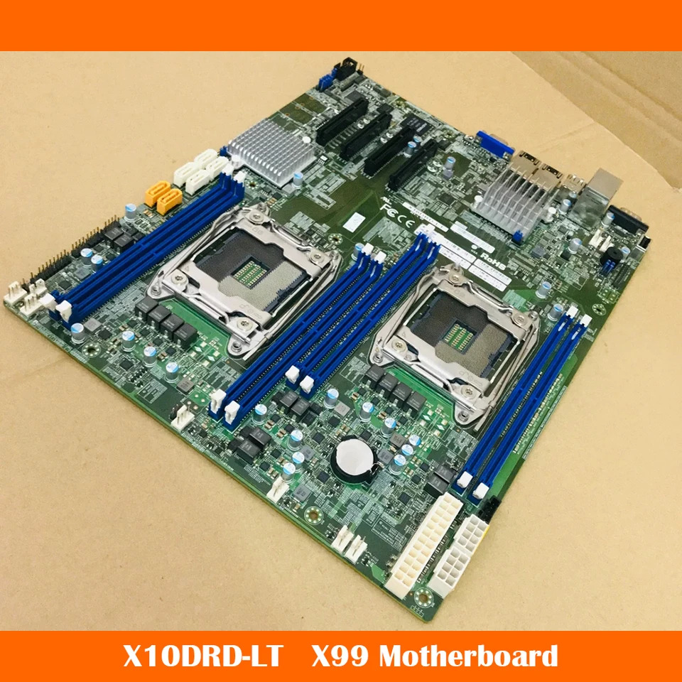 X10DRD-LT C612 LGA2011 E5-2600 v4/v3 DDR4 X99 마더보드 미세 작동