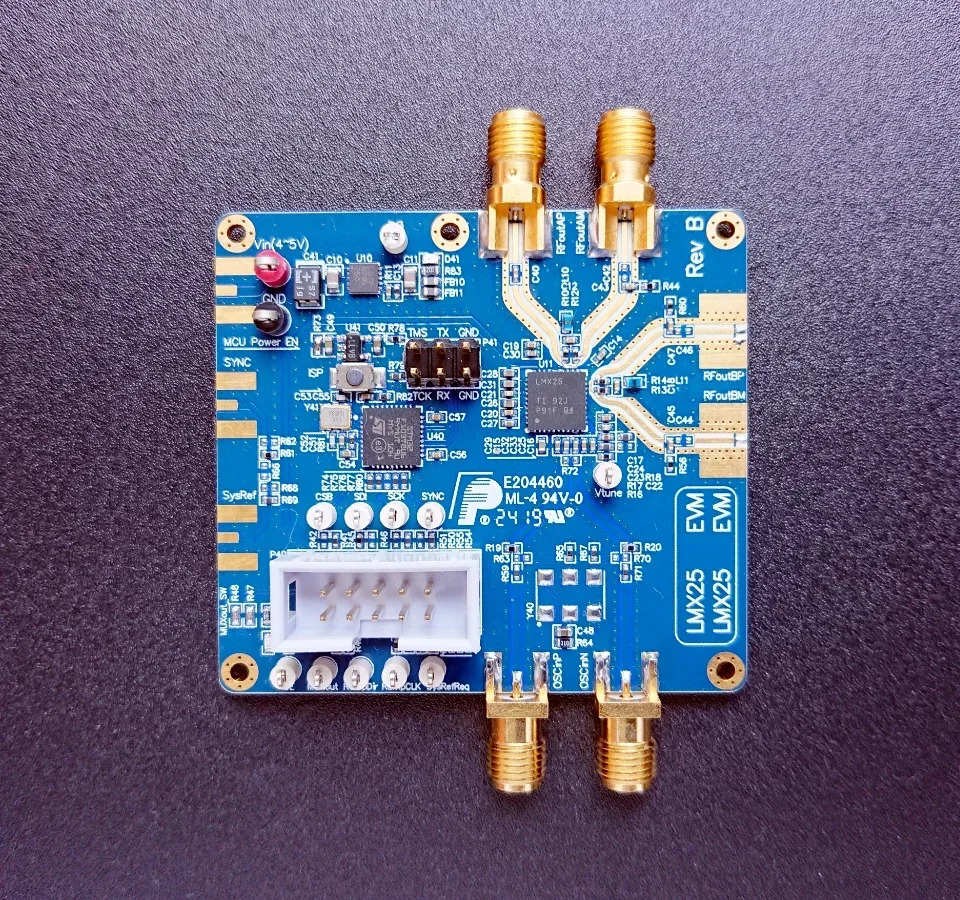 고주파 보드 개발보드 LMX2572 평가 RO4350