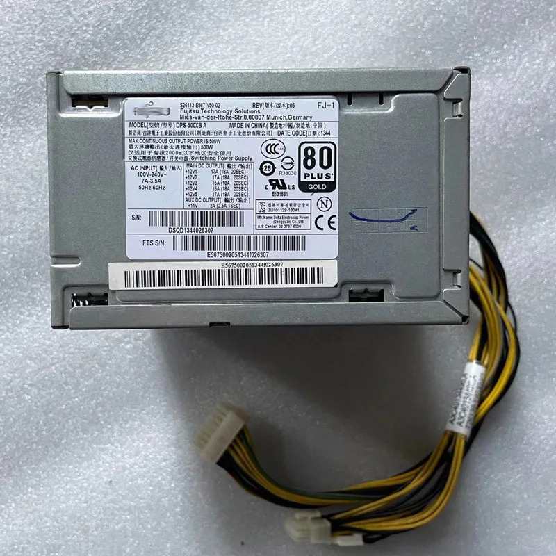 Fujitsu S26113-E567-V50-02 DPS-500XB A 서버 전원공급장치 500W원본