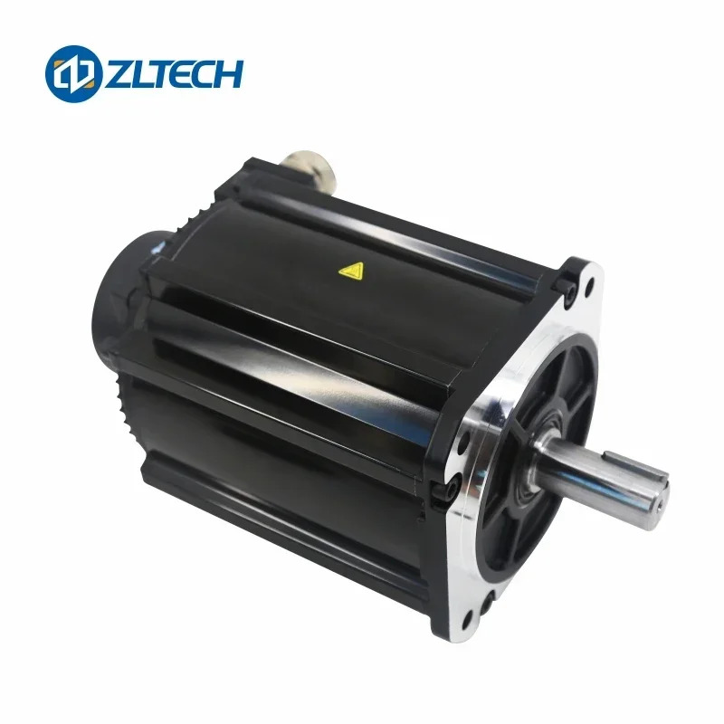 ZLTECH Nema51 48V 3000W 19N.m 3000RPM 브러시리스 서보모터 암 지원2500 와이어 인코더