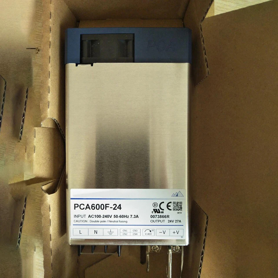 EL 입력 AC100-240V PCA600F-24 600W 50-60Hz 7.3A 출력 24V 27A 스위칭 전원공급장치 미세 작업