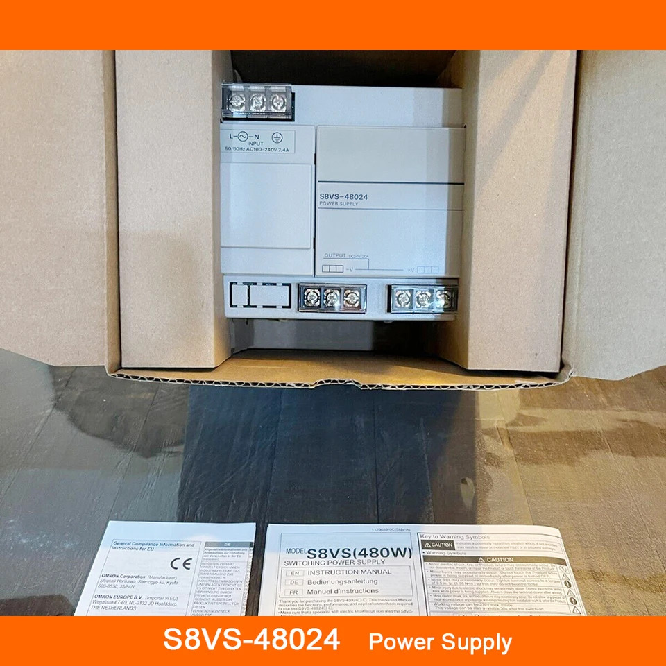 S8VS-48024 스위칭 전원공급장치 고전력 480W DC24V 20A 출력 신