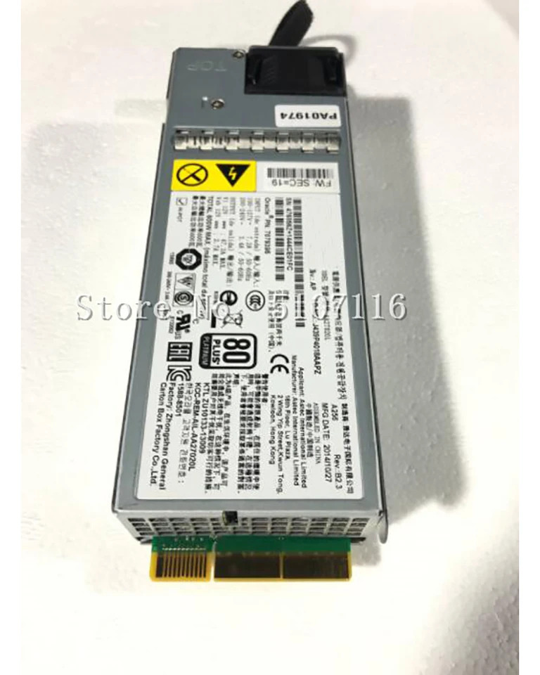 SUN X3-2 Fire X4170 M3 전원공급장치 7038476 7047410 7060951 AA27020L 600W