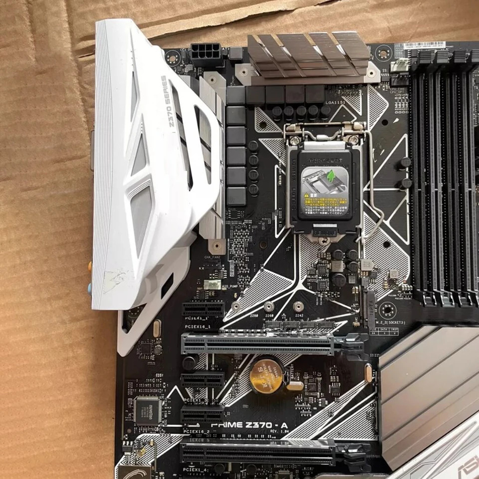 A-S-U-S 데스크탑 컴퓨터 마더보드프라임 Z370-A LGA1151 DDR4 M.2 SATA3