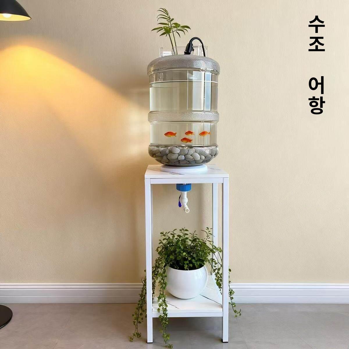 투명 저수조 생수통 대용량 물통 물탱크 물병 사각 리터 야외 농업용 저장 실외 - 상세 이미지 4