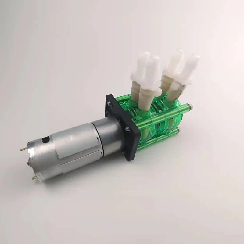더블 헤드 고유량 연동 펌프 적정 설치 용이 BPT 튜브 700ml/분 x 2 12V 24V