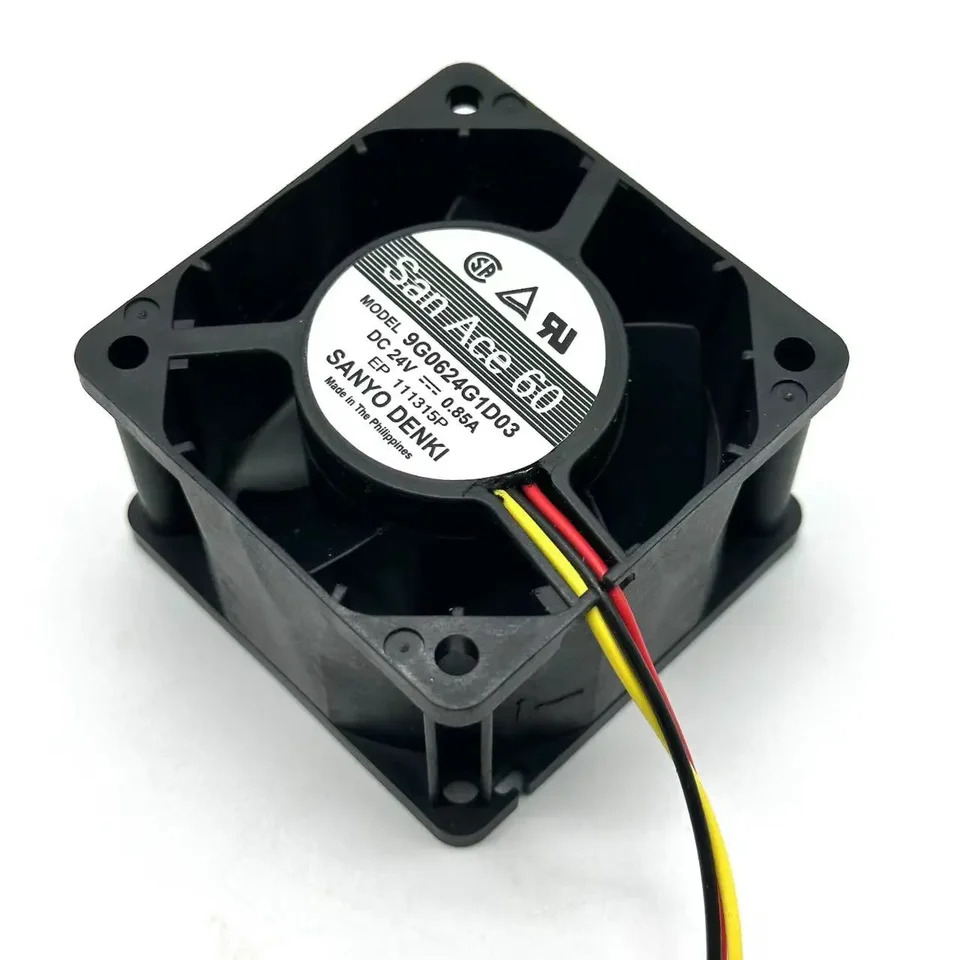 Sanyo Denki 3 선 서버 냉각팬 9G0624G1D03 DC 24V 0.85A