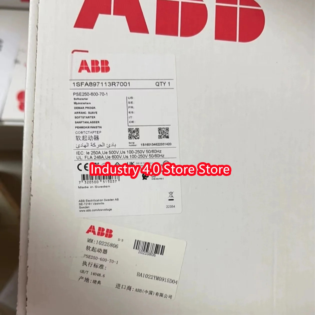 PSE170-600-70 소프트 스타터 오리지널 1SFA897111R7000