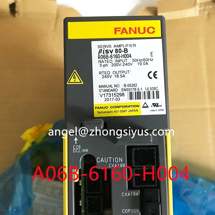 CNC 기계Fanuc 서보 드라이브 A06B-6160-H004 신