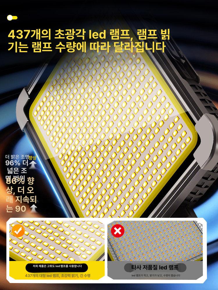 축제 랜턴 백라이트 태양광 포켓 장식 걸이형 충전 작업등 램프 정전 조광 멀티 캠핑 - 상세 이미지 5