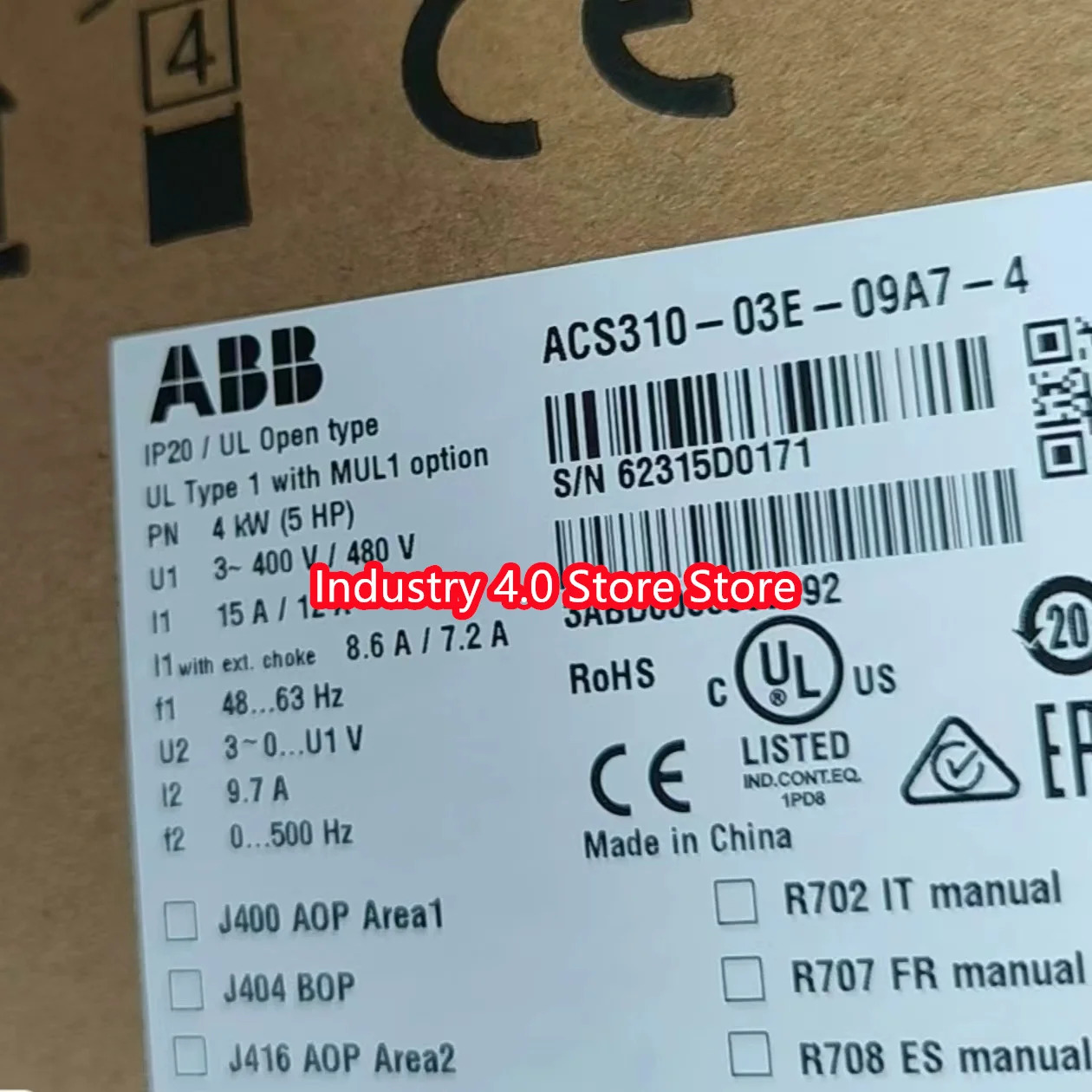 VCS310-03E-34A1-43AUA0000039636