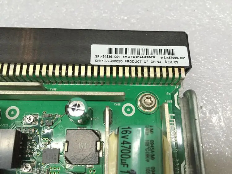 491836-001 467999-001 Proliant DL370 G6 ML370 서버전원공급장치 백플레보드