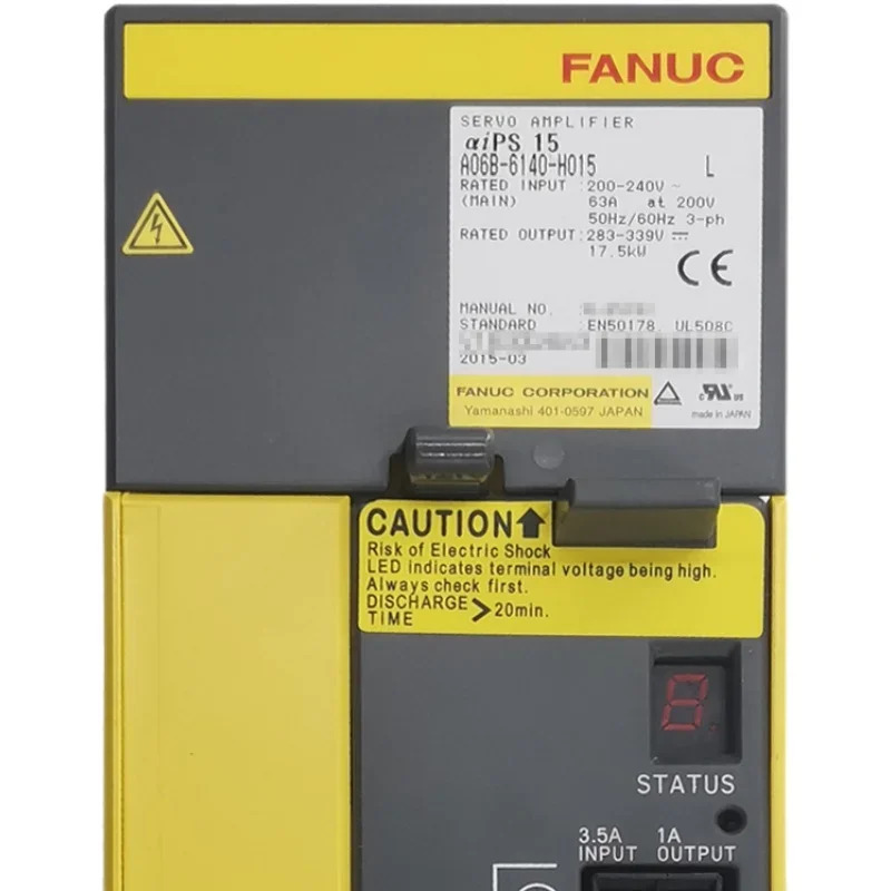 Fanuc 서보 드라이브 A06B-6140-H015 모듈 CNC 시스템A06B 6140 H015 신