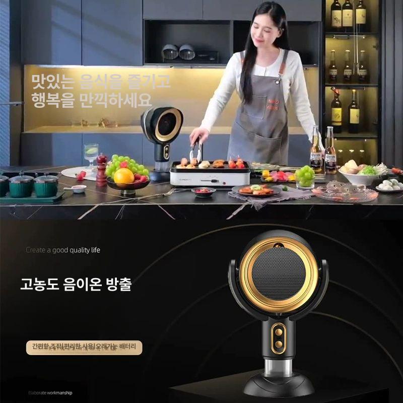 연기 가정용고기환풍기 덕트팬 배기 담배 주방 흡입기 고기굽기 베란다 배출 - 상세 이미지 5