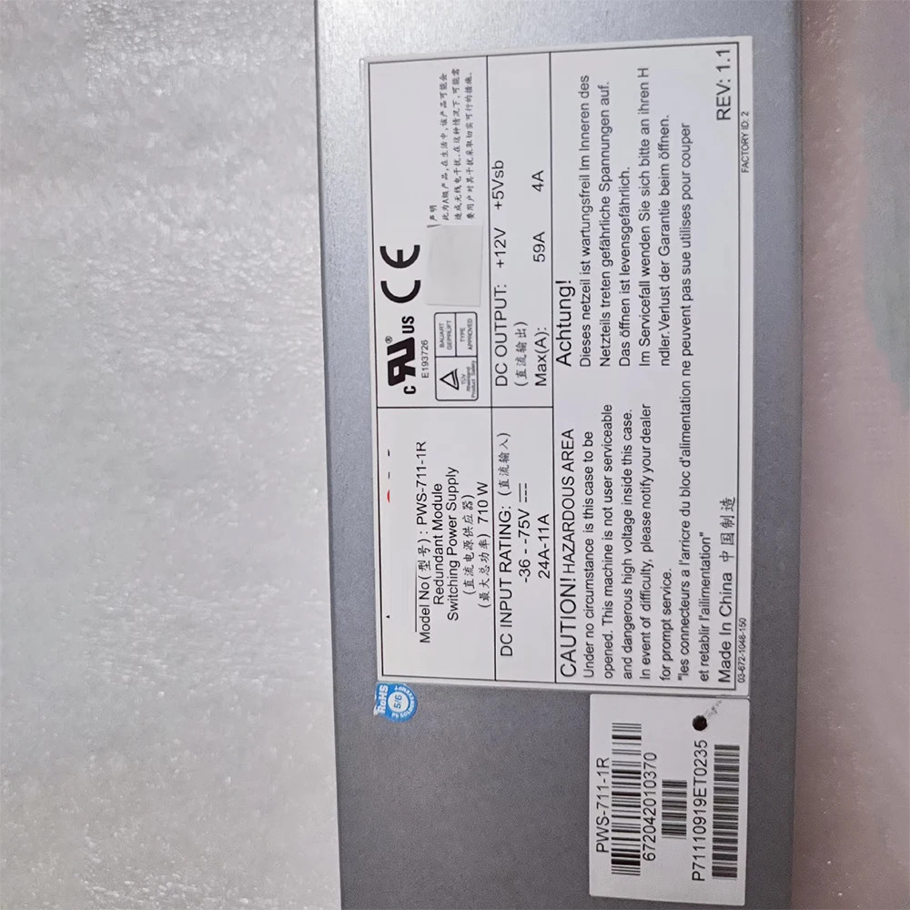 Supermicro PWS-711-1R 710W 서버전원공급장치 V DC 전원공급장치