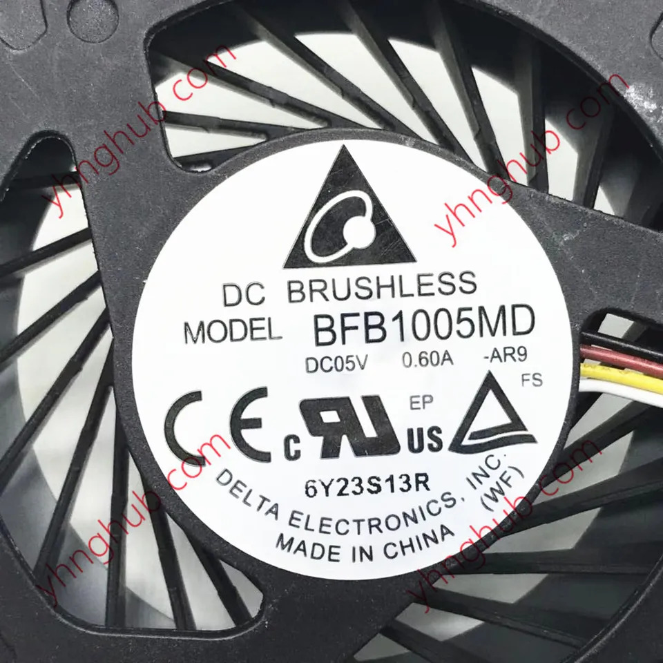 Delta Electronics BFB1005MD DC 5V 0.6A 4 선 서버 냉각팬