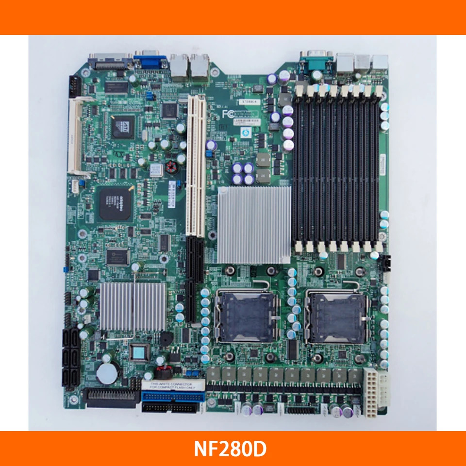 X7DBR-8 NF280D 서버 마더보드듀얼 채널 771 듀얼 SCSI 인터페이스
