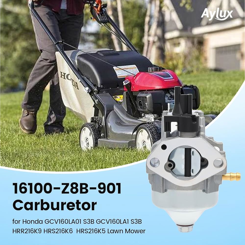 16100-Z8B-901 (BB76A A) 혼다 GCV160LA0 GCV160LA1 자동 카뷰레터 기계용 S3LB HRS216K6 깎는 초크 HRR216K10 HRS216K5 잔디 - 상세 이미지 2