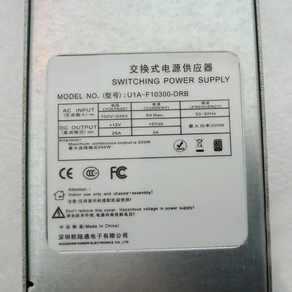 U1A-F10300-DRB 전원공급장치 모듈 300W