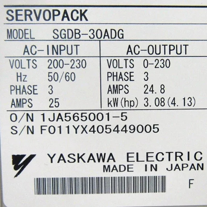 새 Yaskawa SGDB-30ADG 서보 드라이브