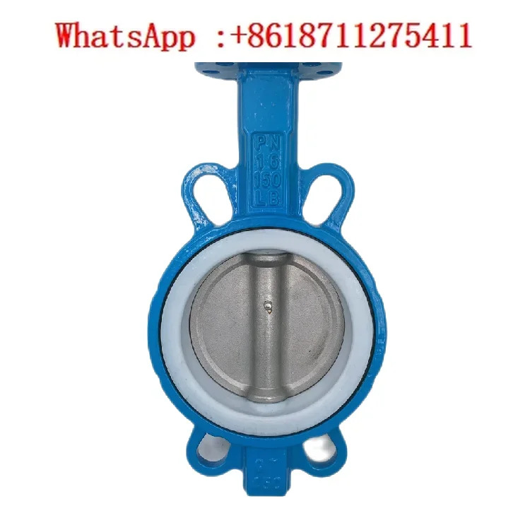 헤드리스 PTFE 버터플라이 밸브 스테인리스 스틸 플레이트 공압 전기 특수 매칭 DN50 65 80 100 125
