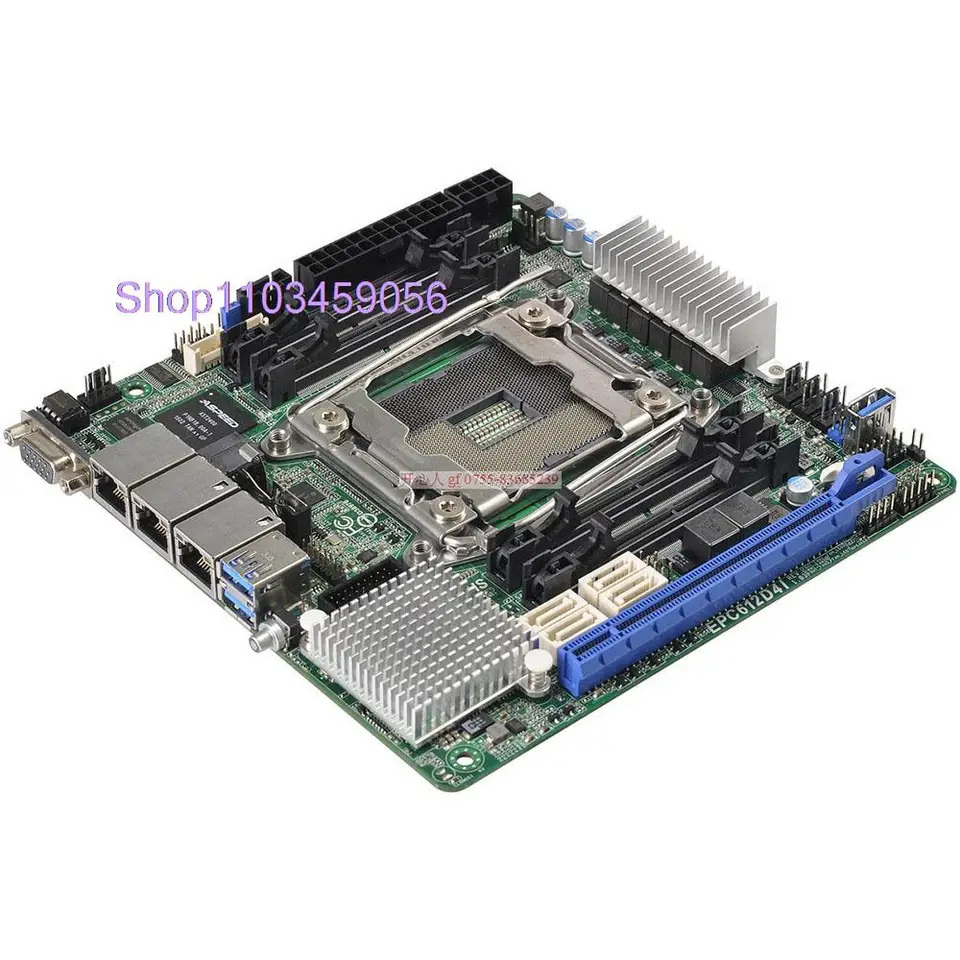 ASRock호환 랙LGA 2011 지지대 R3 E5-1600 2600 V3 V4 서버 마더보드 EPC612D4i