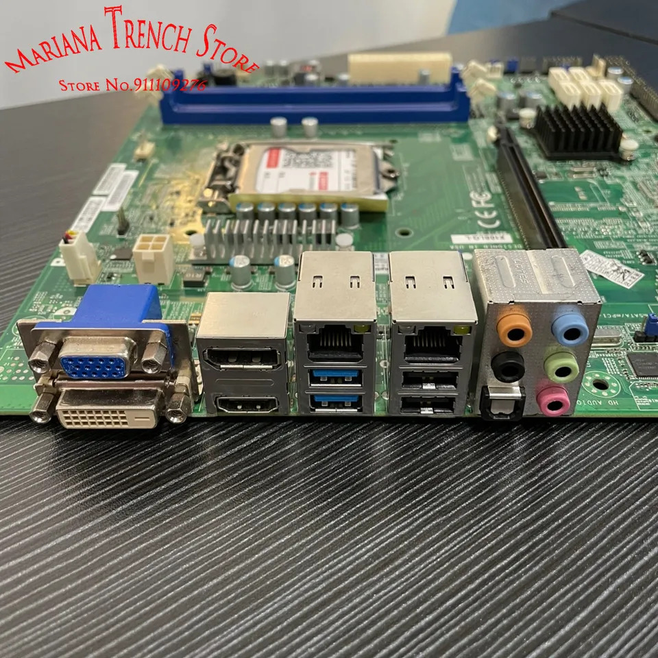 Supermicro 임베디드 데스크탑 마더보드X10SLQ-L LGA1150 4 세대 코어 i7 i5 i3 16GB DDR3 비 ECC