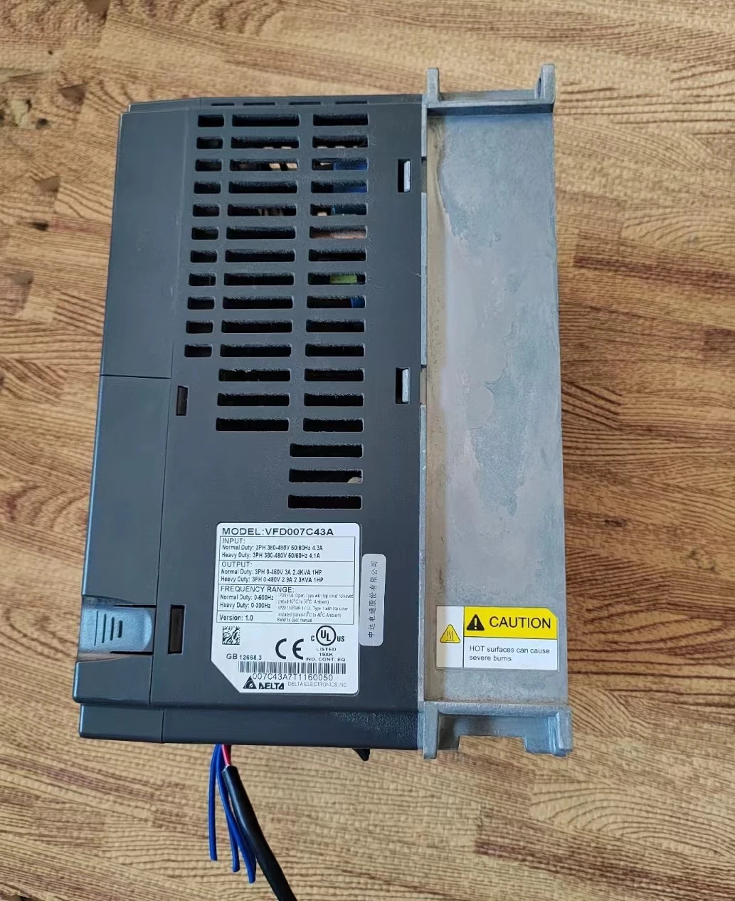 VFD007C43A 리퍼 C2000 인버터 0.75kW 기능 작동 OK