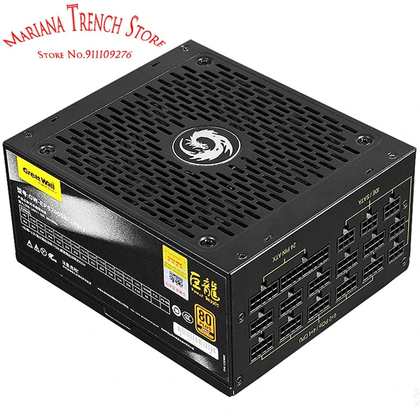 GreatWall 서버GW-EPS2000BL 풀 모듈 전원공급장치 정격 전력 2000W 80 플러스 골드 16x8 핀 GPU 인터페이스